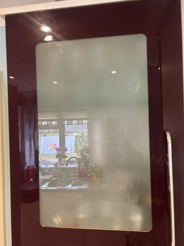 Purple gloss cupboard door - purple,