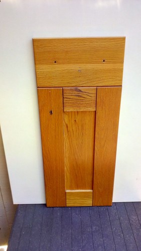 Solid light oak shaker kitchen - solid,
