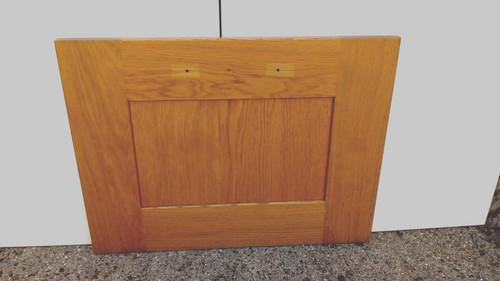 Solid light oak - light, kitchen
