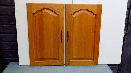 Pair solid light oak - pair,