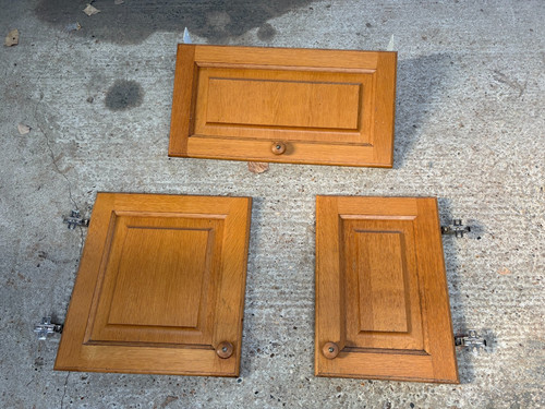 Oak kitchen cabinet doors 3 - x,