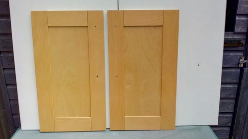 Pair solid maple shaker - solid,