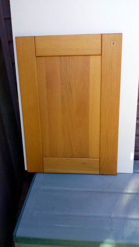 Solid light oak shaker - 1, of