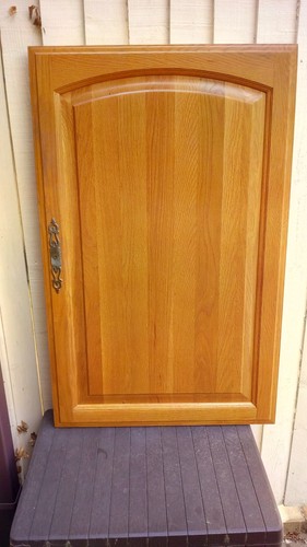 Solid light oak kitchen - light,