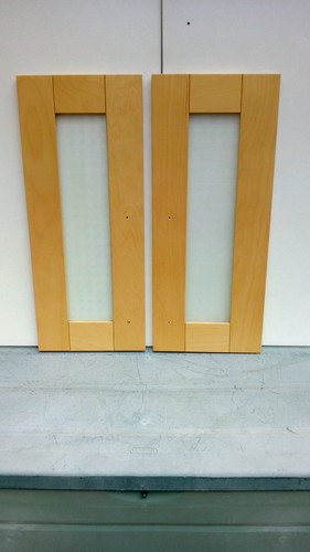 Pair solid maple shaker - of,