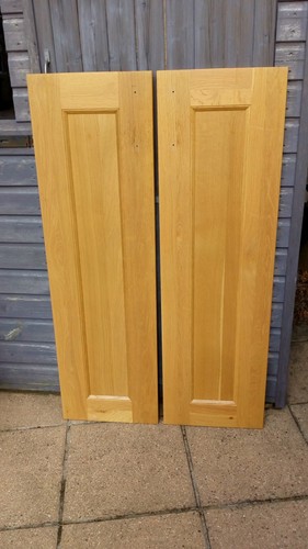 Pair solid light - light, oak