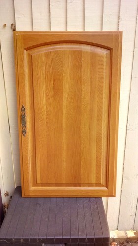 Solid light oak - light, kitchen