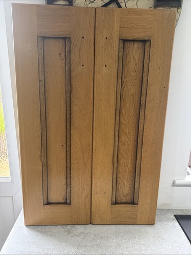 Pair solid oak - solid,
