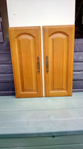 Pair solid light oak - of,