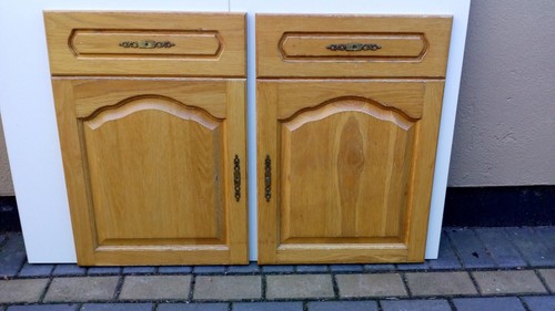 Pair solid light oak - pair,