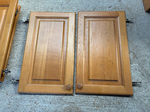 Oak kitchen cabinet doors - kitchen,