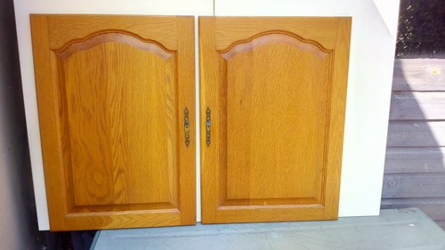 Pair solid light oak - solid,