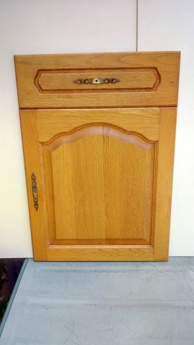 Solid light oak kitchen - light,
